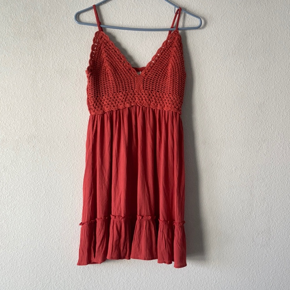 Orangey summer dress brand new